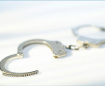 Hand cuffs used in serious drug charges